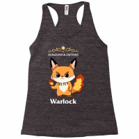 Fox Warlock Fantasy D20 Tabletop Rpg Roleplaying Gamer Racerback Tank | Artistshot