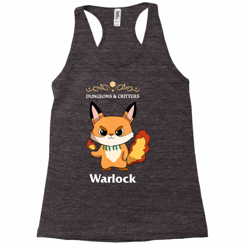 Fox Warlock Fantasy D20 Tabletop Rpg Roleplaying Gamer Racerback Tank by hotoancuong | Artistshot