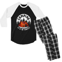 National Parks Camping Men's 3/4 Sleeve Pajama Set | Artistshot