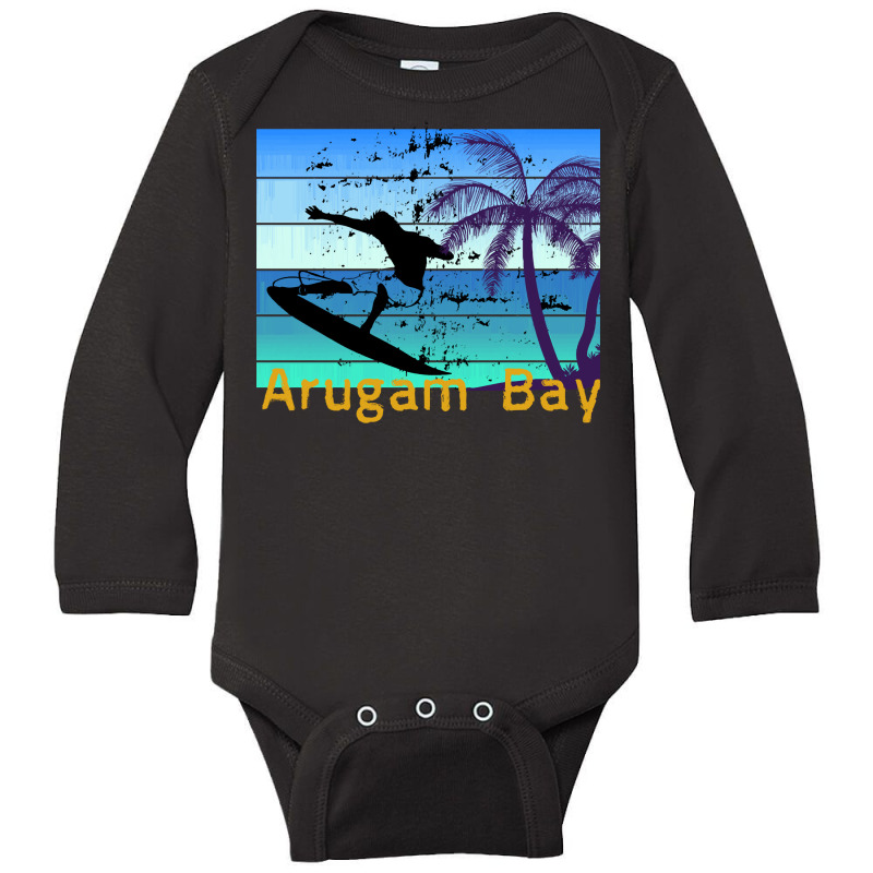 Arugam Bay T  Shirt Arugam Bay   The Surfing Destination In Sri Lanka Long Sleeve Baby Bodysuit by cm-arts | Artistshot