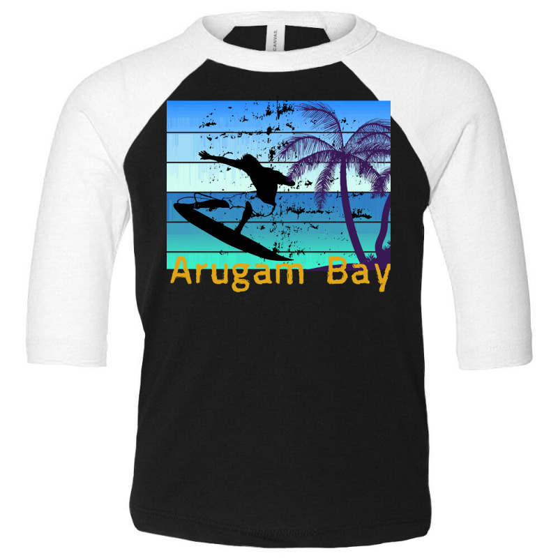 Arugam Bay T  Shirt Arugam Bay   The Surfing Destination In Sri Lanka Toddler 3/4 Sleeve Tee by cm-arts | Artistshot