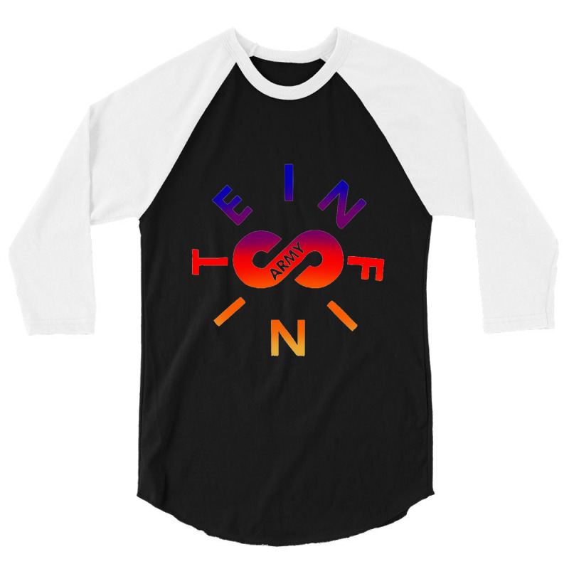 Infinite Lists Army Rainbow 3/4 Sleeve Shirt by saltomaiber | Artistshot