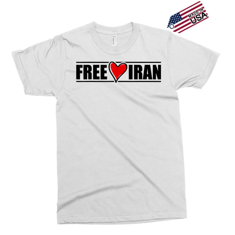 Free Iran Heart  Freedom Love Iran Persian Azadi  Gift T Shirt Exclusive T-shirt | Artistshot