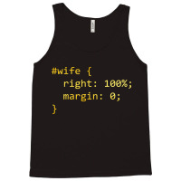 Funny Programming Wife Right Margin Tank Top | Artistshot