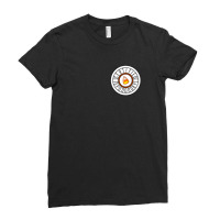 Caramel Certified Spooky Candy Corn Badge Ladies Fitted T-shirt | Artistshot