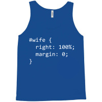 Funny Programming Wife Right Margin Tank Top | Artistshot