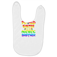 Proud Sister Of An Austic Brother Baby Bibs | Artistshot