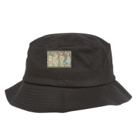 Alphonse Mucha Alfons Mucha Times Of The Day Bucket Hat | Artistshot