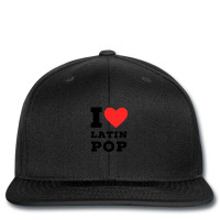 I Love Latin Pop Printed Hat | Artistshot