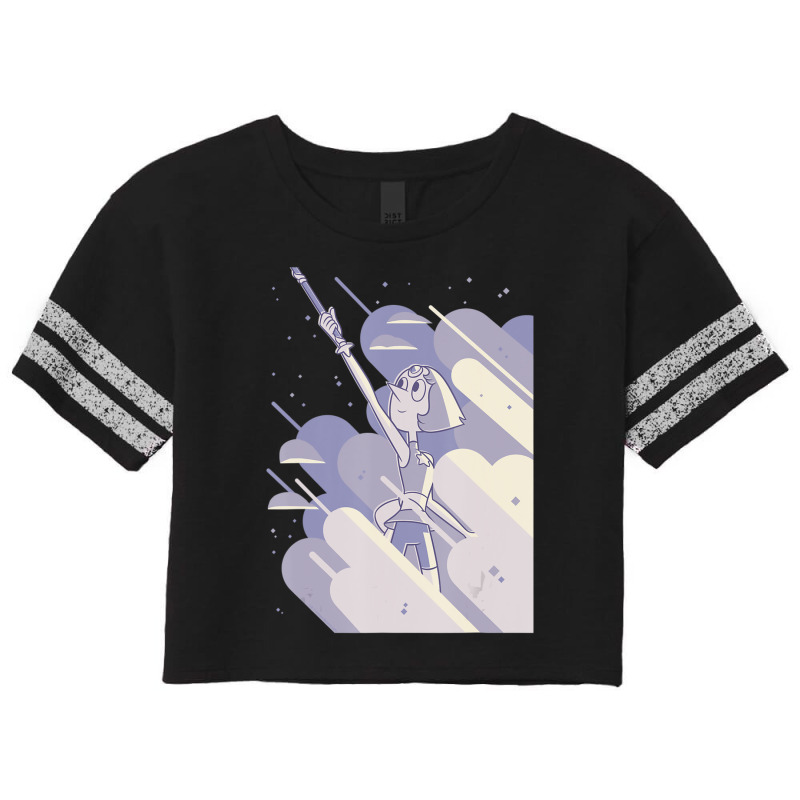 Steven Universe Pearl Clouds Scorecard Crop Tee by duongnhannam | Artistshot