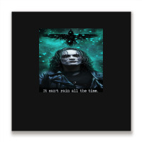 The Crow Metal Print Square | Artistshot