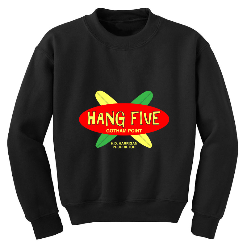 Hang Five (dark Variant)   Adam West Youth Sweatshirt | Artistshot