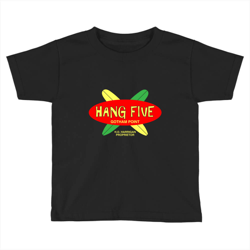 Hang Five (dark Variant)   Adam West Toddler T-shirt | Artistshot