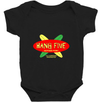 Hang Five (dark Variant)   Adam West Baby Bodysuit | Artistshot