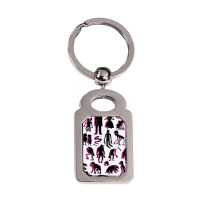 Cryptids,know Your Cryptids! Silver Rectangle Keychain | Artistshot