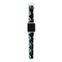 Geometric Triangle Compilation In Teal Apple Watch Band | Artistshot