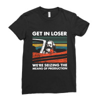 Get In Car Ladies Fitted T-shirt | Artistshot