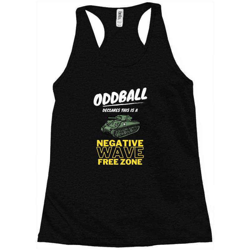 Negative Wave Free Zone Racerback Tank by StarActon | Artistshot