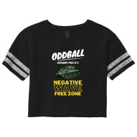 Negative Wave Free Zone Scorecard Crop Tee | Artistshot