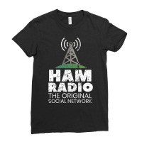 Amateur Radio Gifts   Ham Radio Operator Pullover Hoodie Ladies Fitted T-shirt | Artistshot