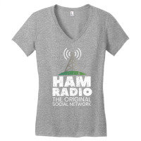 Amateur Radio Gifts   Ham Radio Operator Pullover Hoodie Women's V-neck T-shirt | Artistshot