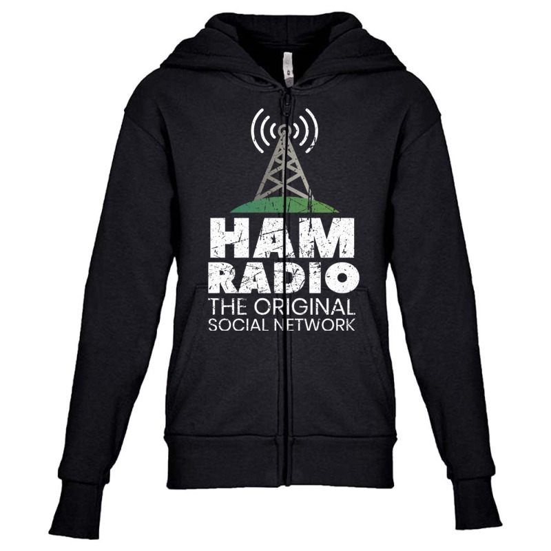 Amateur Radio Gifts   Ham Radio Operator Pullover Hoodie Youth Zipper Hoodie by cm-arts | Artistshot