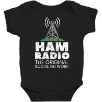 Amateur Radio Gifts   Ham Radio Operator Pullover Hoodie Baby Bodysuit | Artistshot