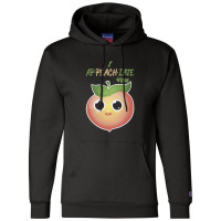 I Ap Peach Iate You Appreciate Champion Hoodie | Artistshot