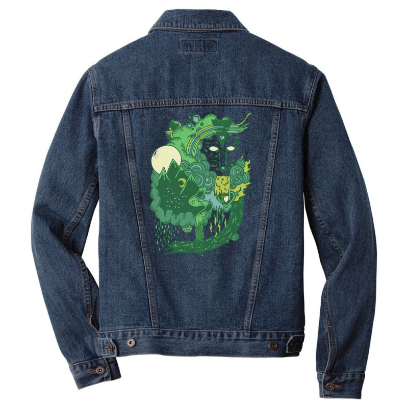 The Leader Of The Pack Men Denim Jacket by yogistira | Artistshot