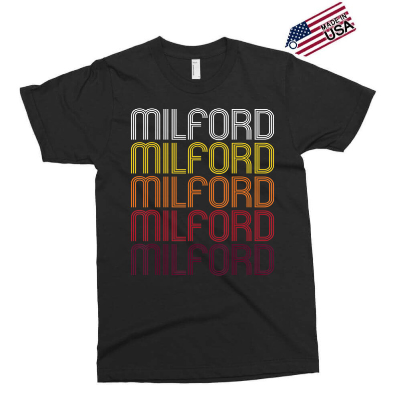 Milford, Mi Vintage Style Michigan Exclusive T-shirt | Artistshot