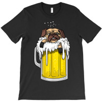 Pug Dog Beer Drinking Party Men Women T-shirt | Artistshot