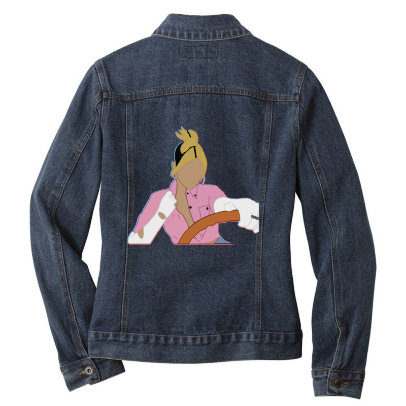 Future Nostalgia Art Classic 1 Ladies Denim Jacket by LaDonnaOesterle | Artistshot