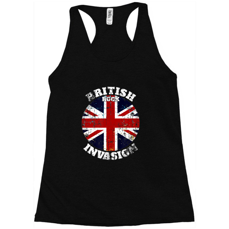 The British Rock Music Invasion V2 Racerback Tank by MickeyRobison | Artistshot