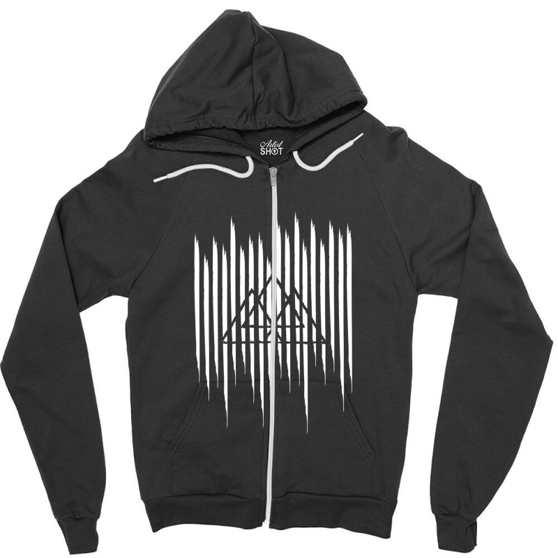 The Capitals - Stripes - White 1 Zipper Hoodie by MickeyRobison | Artistshot