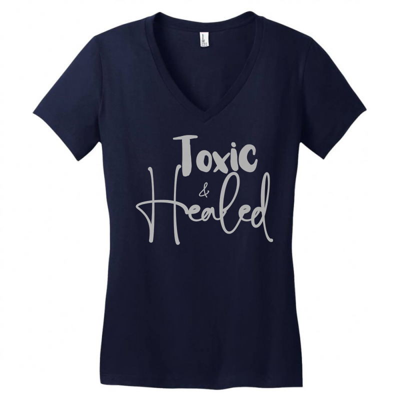 Toxic And Healed 1 Premium T Shirt Women's V-Neck T-Shirt by cm-arts | Artistshot