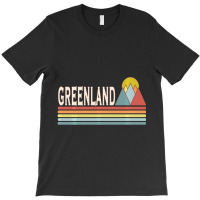 Retro Style Greenland Outdoors T-shirt | Artistshot