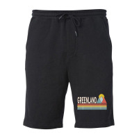 Retro Style Greenland Outdoors Fleece Short | Artistshot