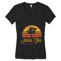 Vintage Joshua Tree National Park Retro Women's V-neck T-shirt | Artistshot