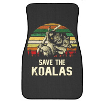 Save The Koala, Save, The, Koala, Save The Koala Vintage, Save The Koa Front Car Mat | Artistshot