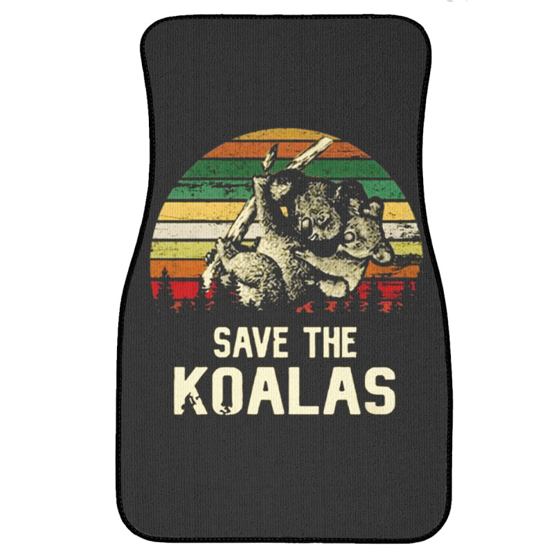 Save The Koala, Save, The, Koala, Save The Koala Vintage, Save The Koa Front Car Mat | Artistshot