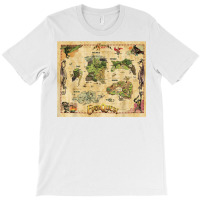 Everquest World Of Norrath Map T Shirt T-shirt | Artistshot