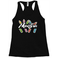 Maestra Spanish Teacher Bilingual Racerback Tank | Artistshot