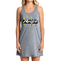 Maestra Spanish Teacher Bilingual Tank Dress | Artistshot