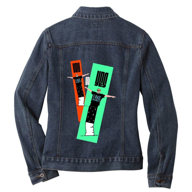 C:\users\administrator\desktop\design\3\2512. Tim Dillon\1\tim Dillon  Ladies Denim Jacket by RILEYALLEN | Artistshot