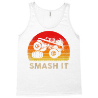 Kids Monster Truck Pumpkin Smash It   Funny Halloween T Shirt Tank Top | Artistshot