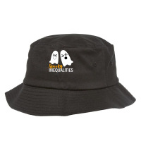 Spooky Inequalities Ghosts  Halloween Math Teacher Bucket Hat | Artistshot