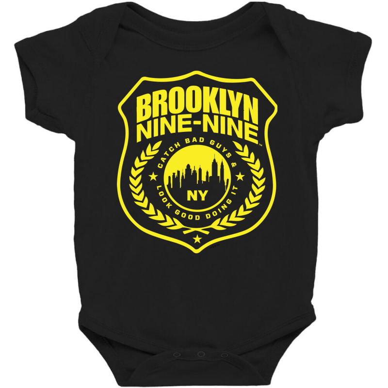 Brooklyn Nine Nine Badge Hooded Sweatshirt Baby Bodysuit by cm-arts | Artistshot