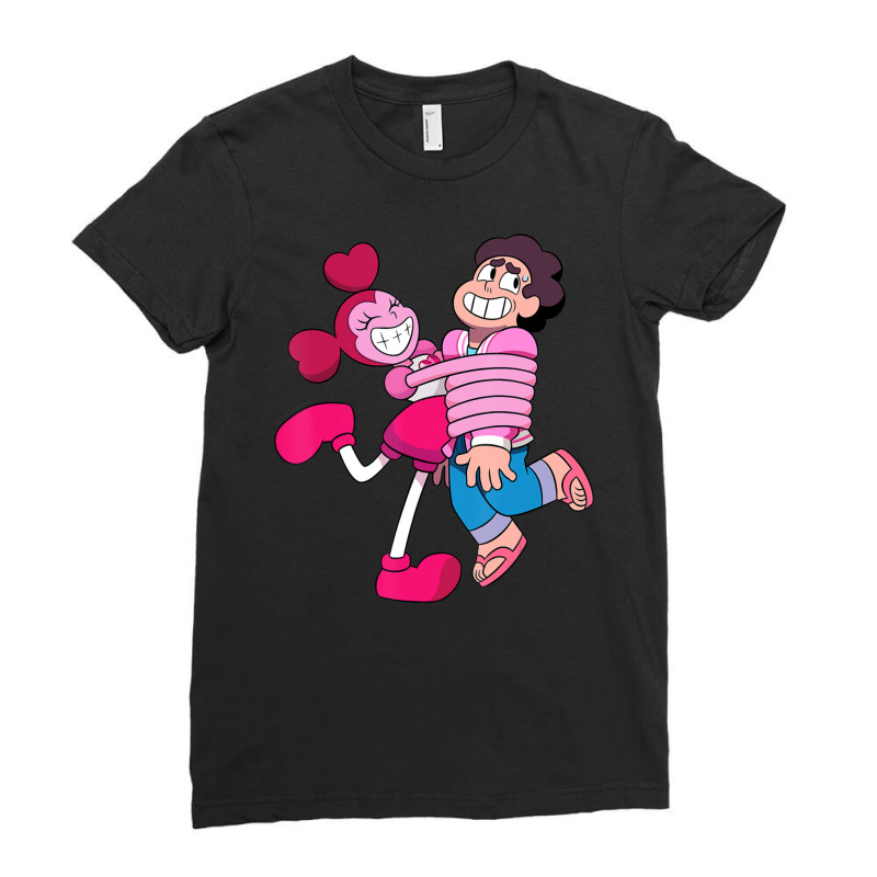 Steven Universe Spinel Loves Steven Ladies Fitted T-Shirt by ngodieutrinh | Artistshot