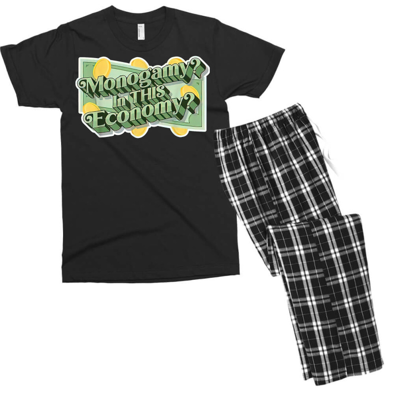 Monogamy In This Economy T Shirt Men's T-shirt Pajama Set by cm-arts | Artistshot