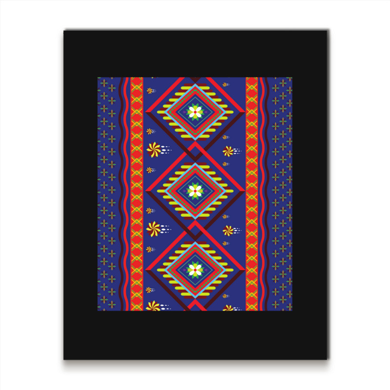 Vintage Antique Oriental Berber Moroccan Style Design Metal Print Vertical | Artistshot